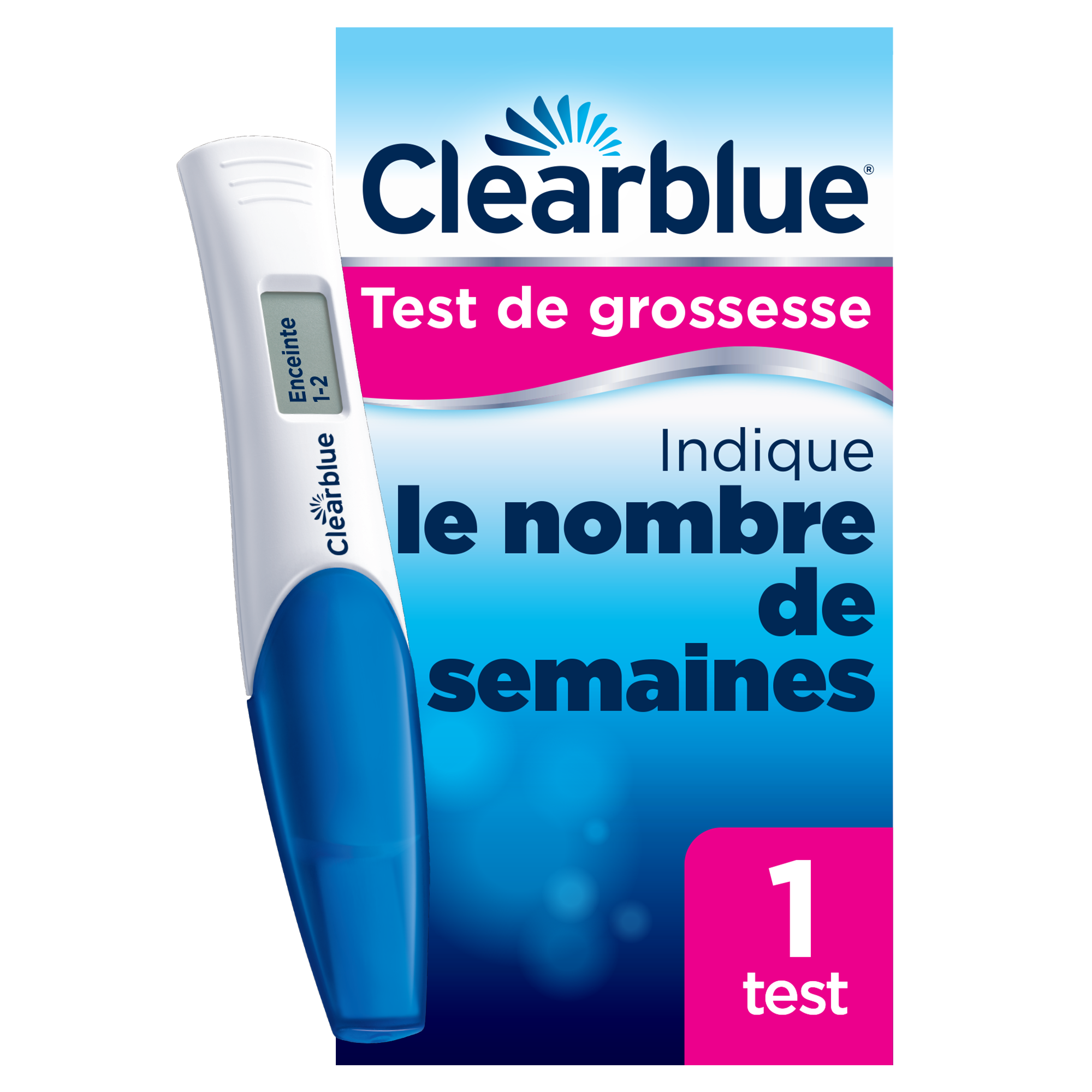 image Clearblue Test de Grossesse Digital avec estimation de l’âge de grossesse (12 produits)